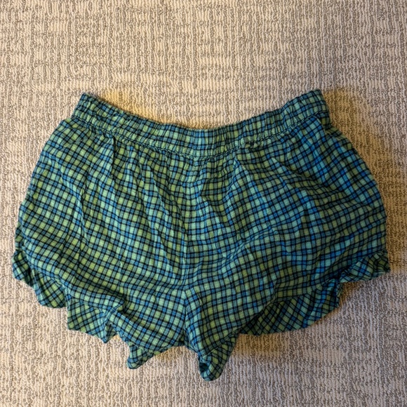 Aerie Plaid PJ Shorts Size Medium - Picture 2 of 4